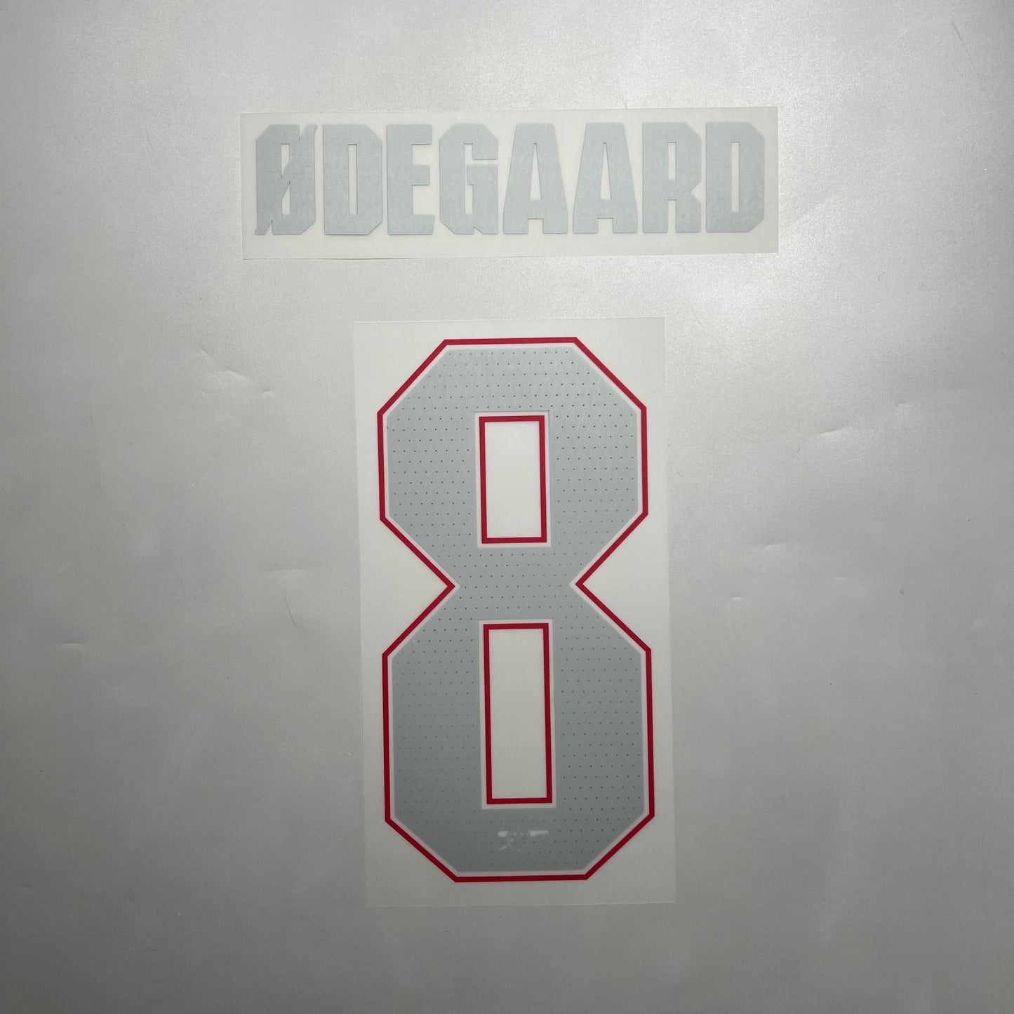 Official #8 Odegaard 25/26 Arsenal Away Name and Number set Club Font