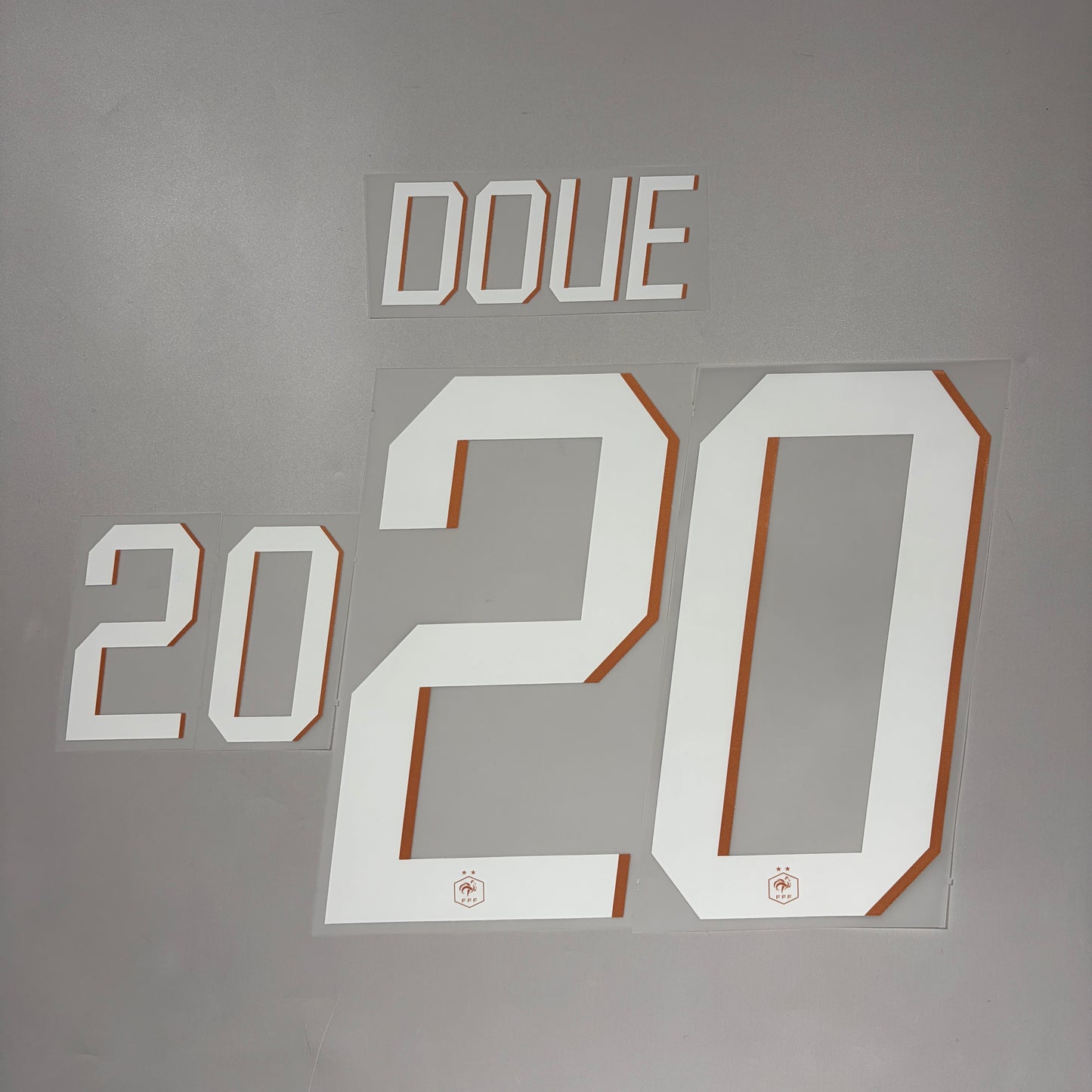 Official #20 Doue 2026 France Home Name & Number set