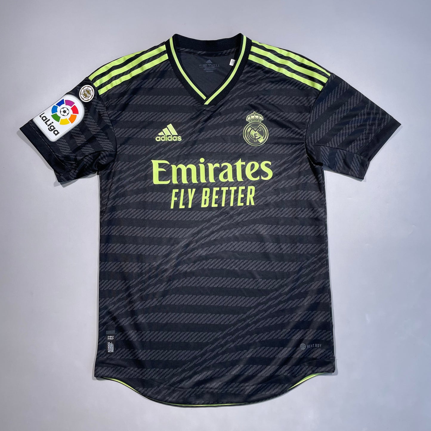 Official #20 Vini JR. 22/23 Real Madrid 3rd Authentic Shirt La Liga Size S=JP:M