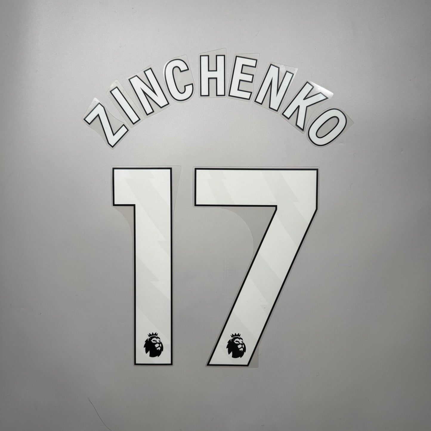 25/26 Arsenal Home Name & Number set English Premier League Font