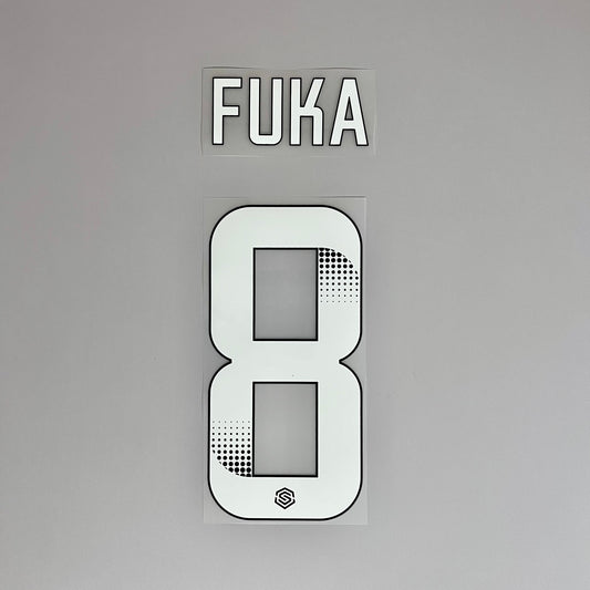 #8 FUKA | 23-25 Liverpoool Home name & Number set