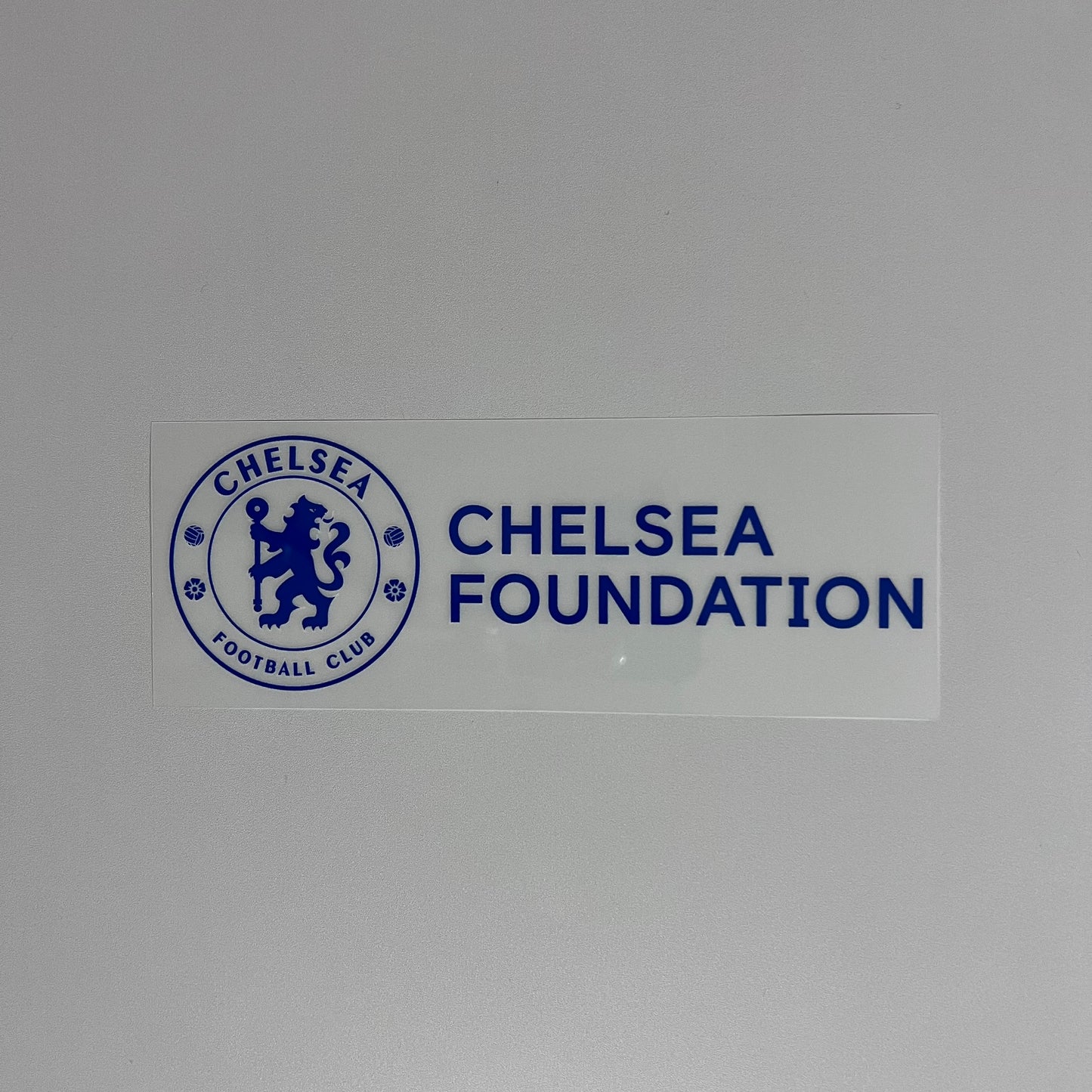 Offial 24/25 Back Sponsor Patch Chelsea Foundation Away