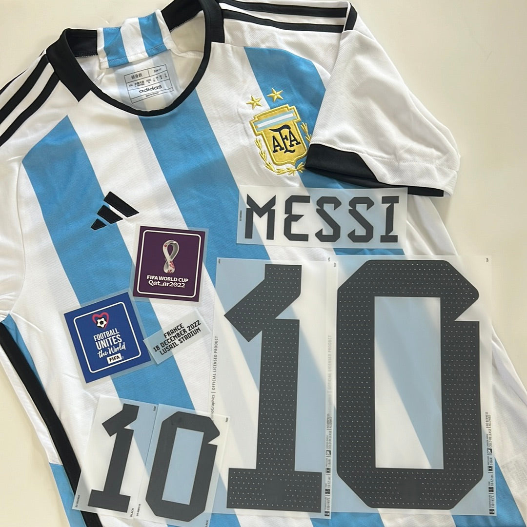 MESSI | 2022 Argentina Fan Issue 2 Star World Cup Final – Kit of the Day