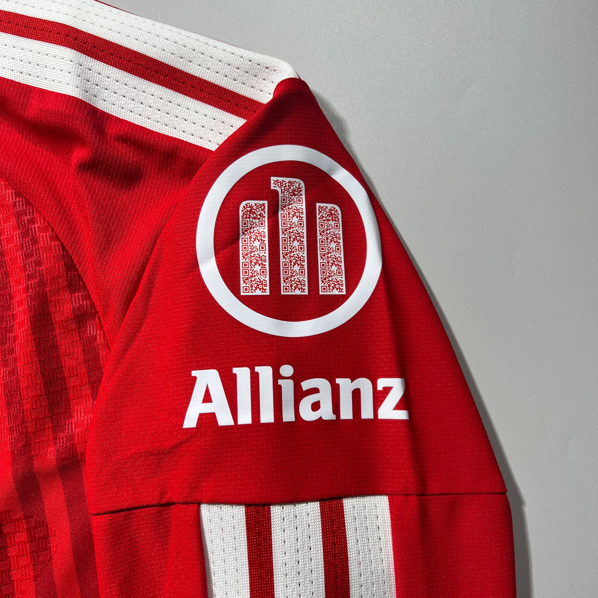 Official #17 Olise 26/27 FC Bayern Munich Home Authentic Long Sleeve Shirt Bundesliga Adidas KE8584
