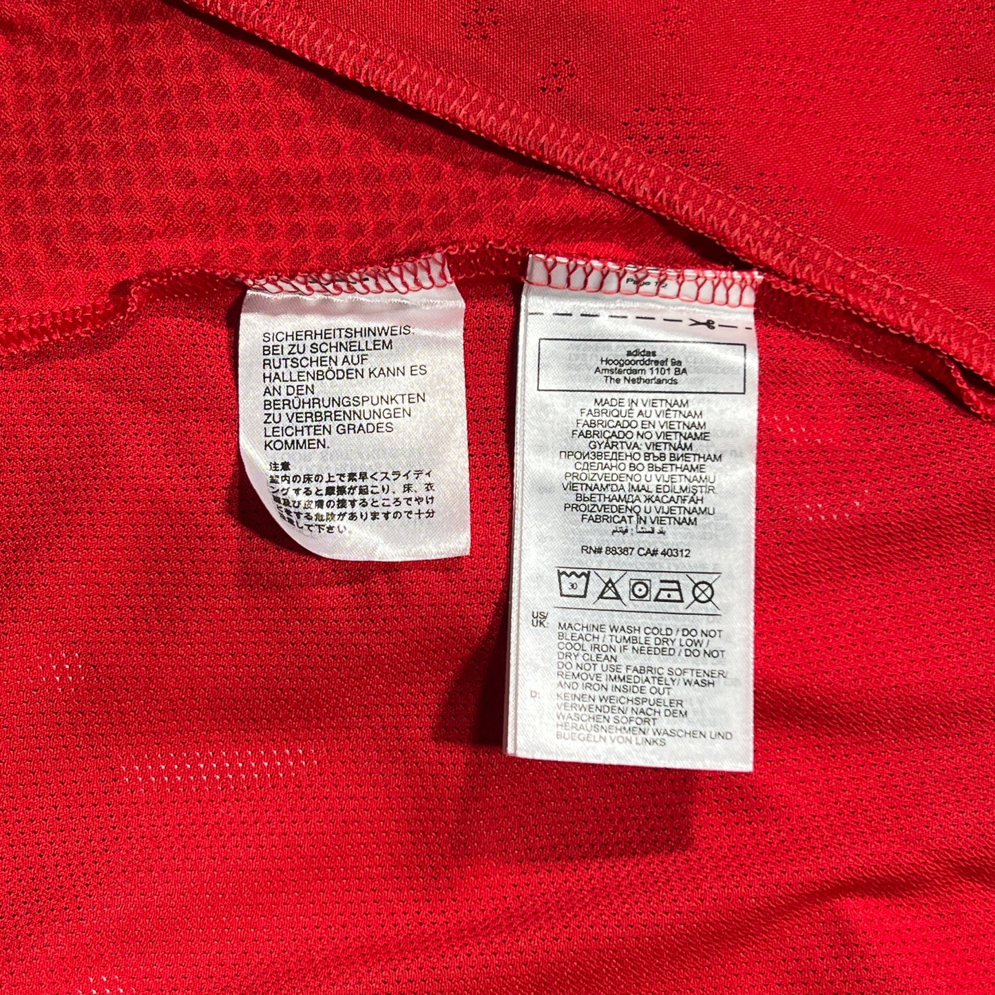 Official #8 B.Fernandes 25/26 Manchester United Home Authentic Shirt Long Sleeve EPL Size S (JP:M)