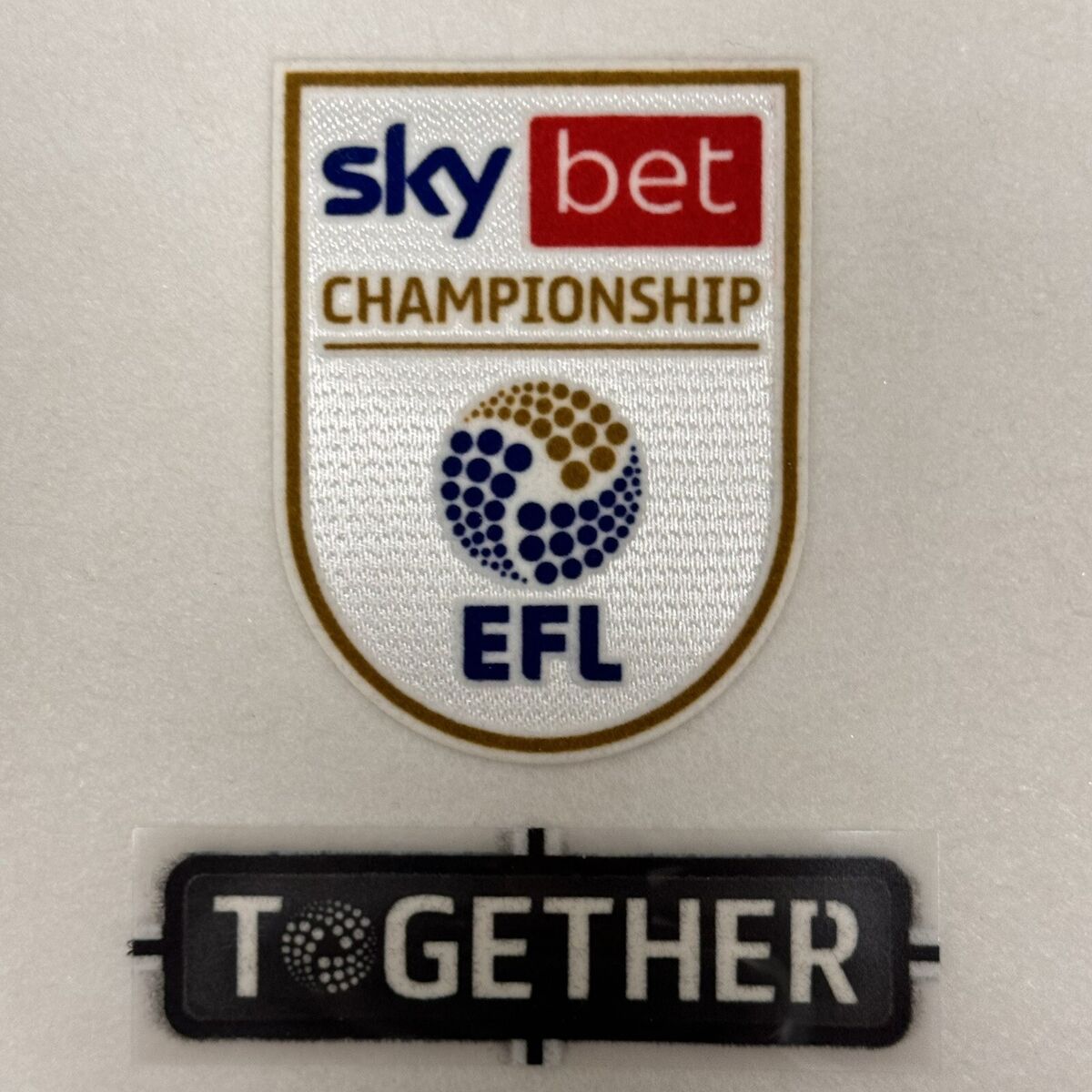 EFL Championship Patch + TOGETHER Patch set