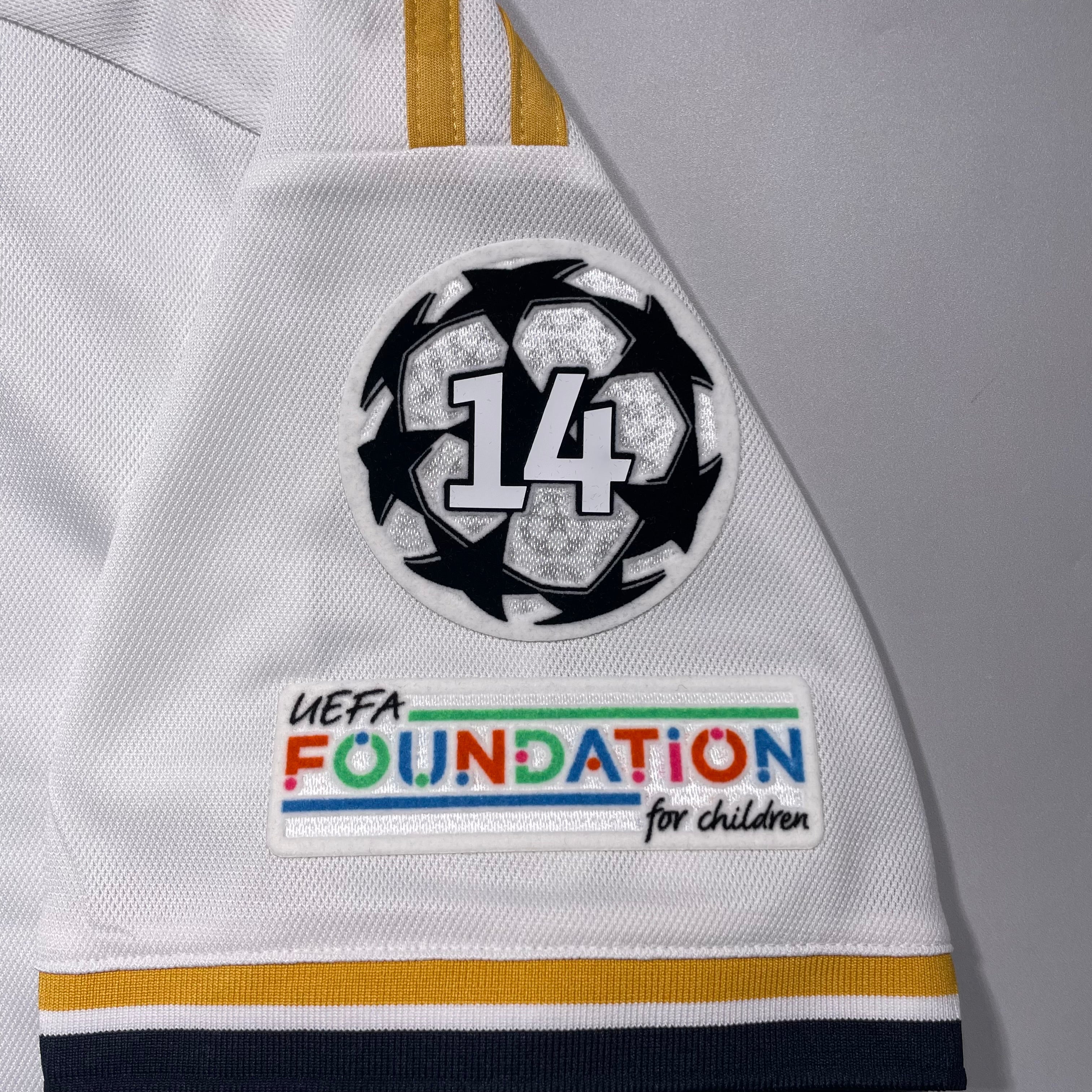 Official #10 Modric 23/24 Real Madrid Home Stadium Shirt Champions