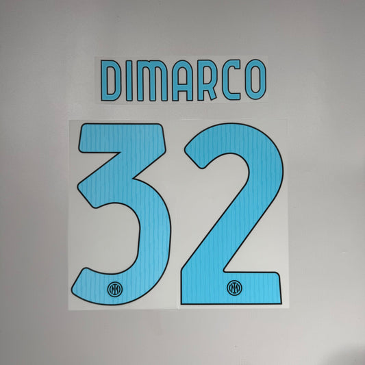 #32 Dimarco | 25-26 Inter Milan Home Name & Number set