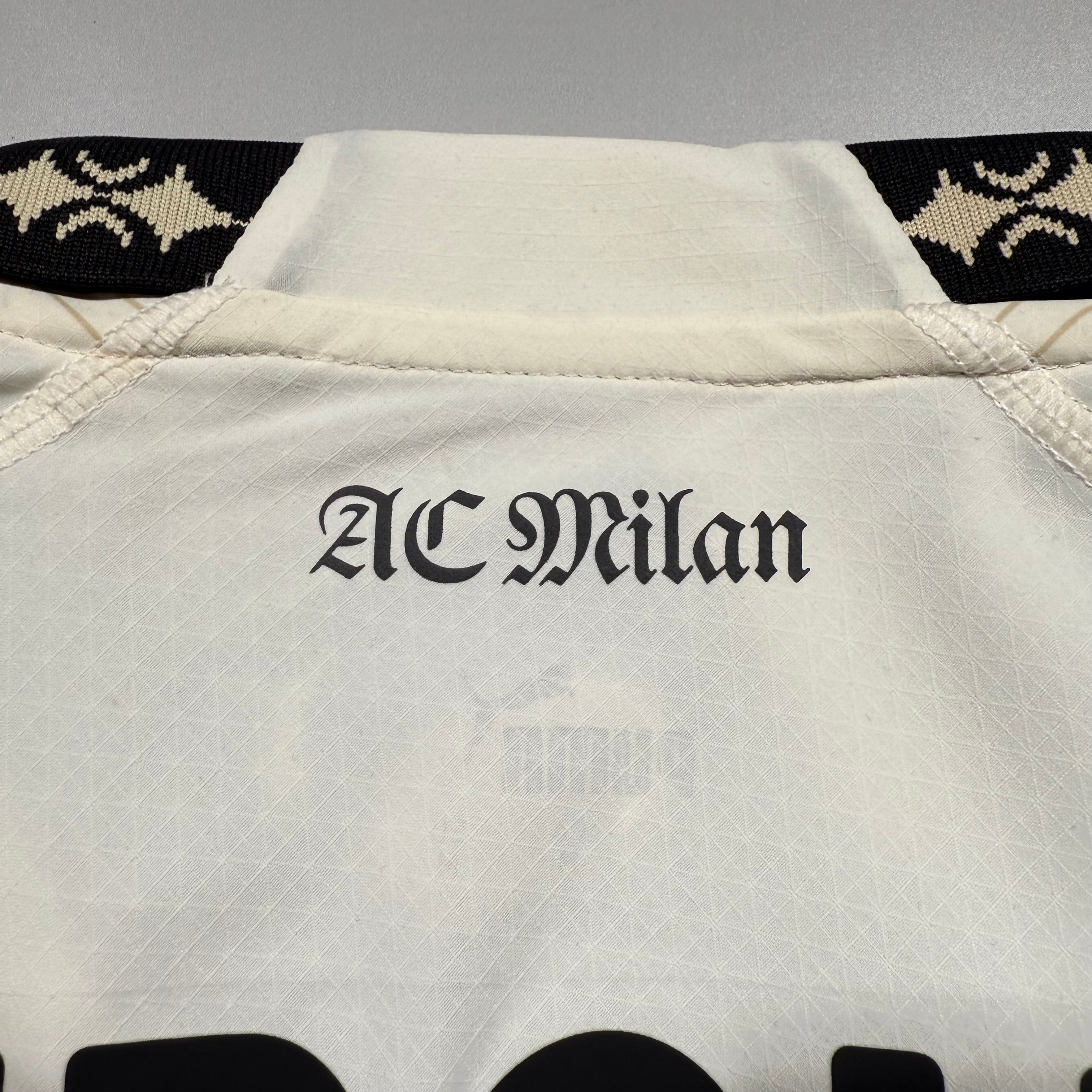 Official #9 Giroud 23/24 AC Milan × Pleasures 4th Authentic Shirt