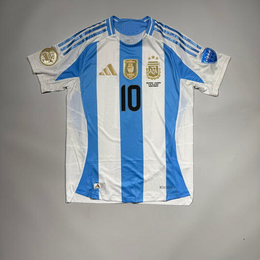[Pre-Order] [LIMITED] #10 Messi | 2024 Argentina Home Authentic Copa America USA FINAL