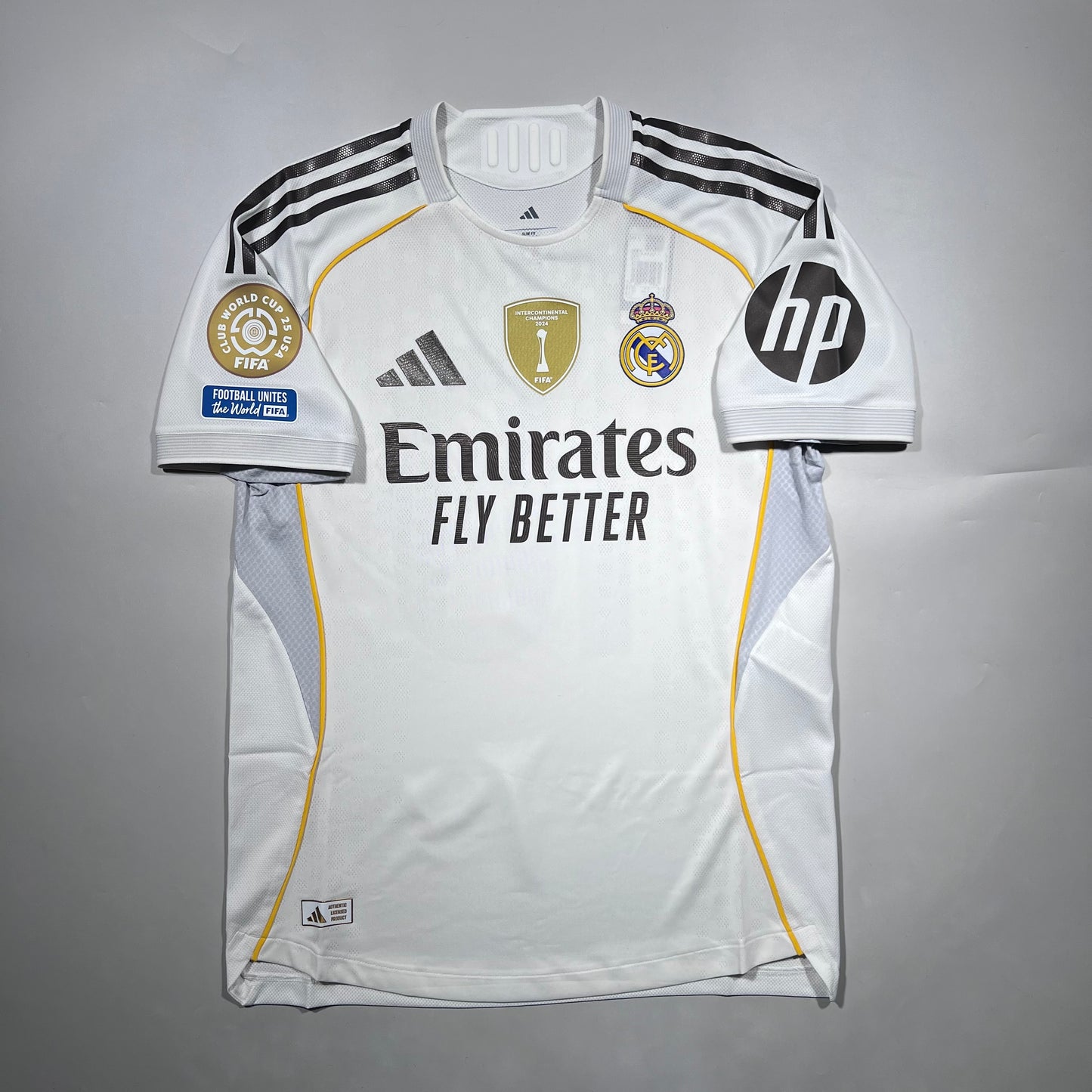 Official #10 Modric 25/26 Real Madrid Home Authentic Shirt Club World Cup 2025