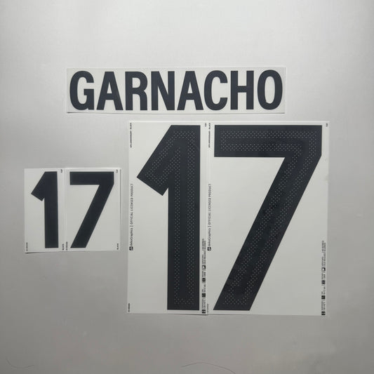 #17 Garnacho 2024 Argentine 50th Anniversary Home Name & Number set Official