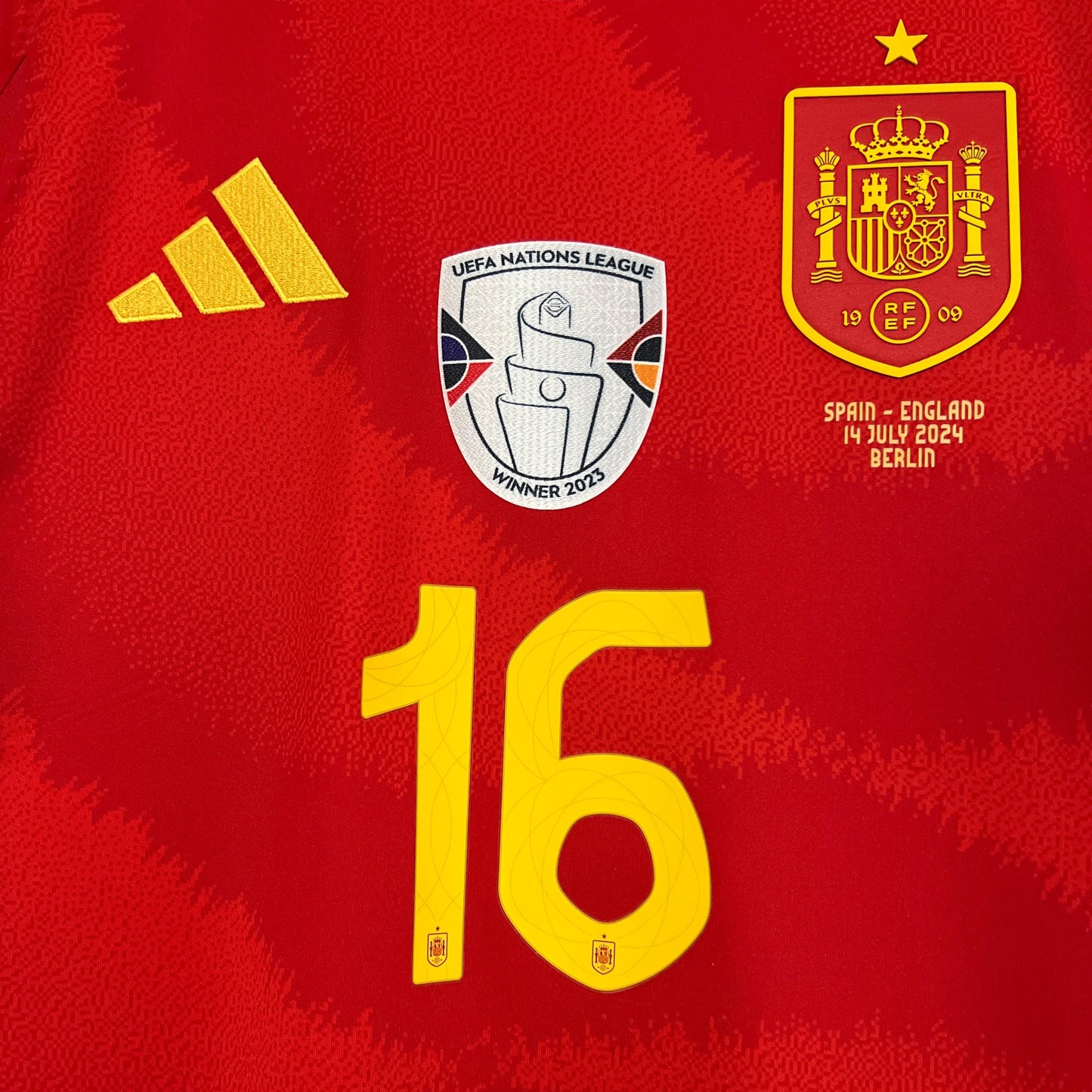 #16 RODRIGO | 24-25 Spain Home Fan Issue EURO 2024 Final