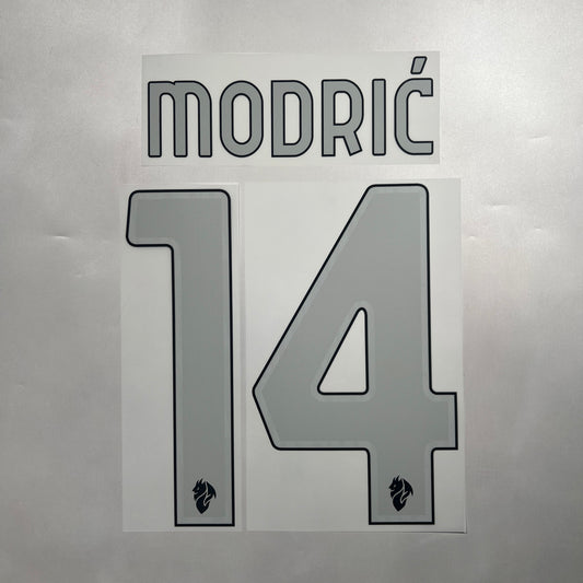 Official #14 Modric 25/26 AC Milan 4th Name & Number set
