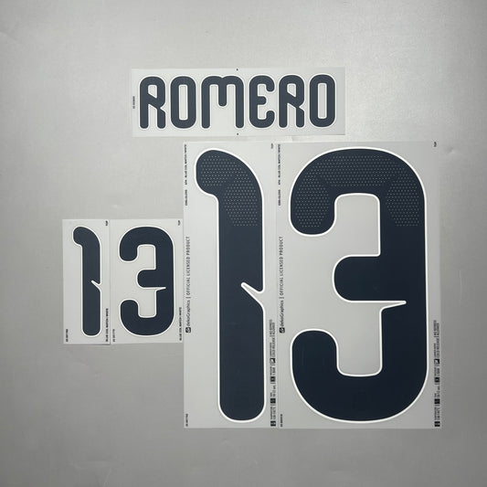 Official #13 Romero 2026 Argentina Home Name & Number set