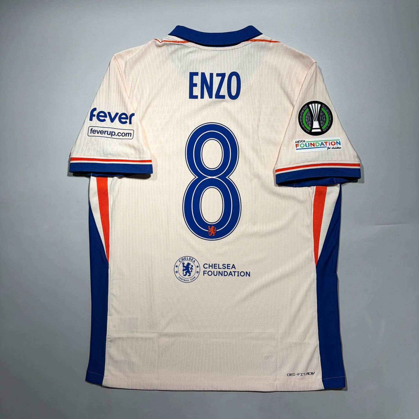 Official #8 Enzo 24/25 Chelsea 3rd Authentic Shirt Size L