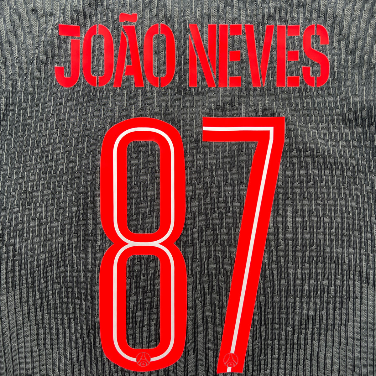 Official #87 João Neves 25/26 Paris Saint-Germain Forth Authentic Shirt UCL Nike HQ4208-045