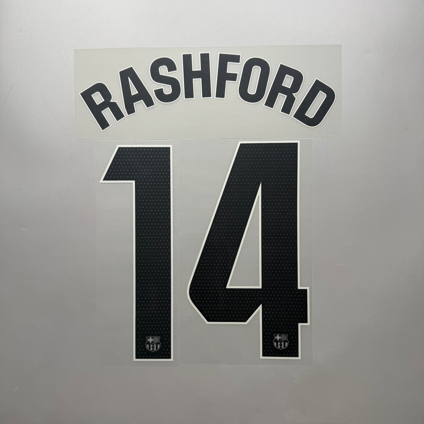 #14 Rashford 25/26 FC Barcelona Away Name & Number set  La Liga Official