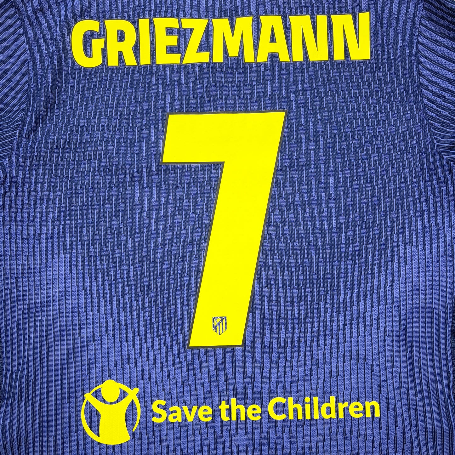 Official #7 Griezmann 25/26 Atletico Madrid Away Authentic Shirt CL