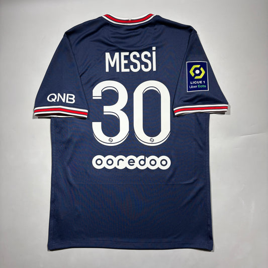 Official #30 Messi 21/22 PSG Home Stadium Shirt Ligue1 Size M