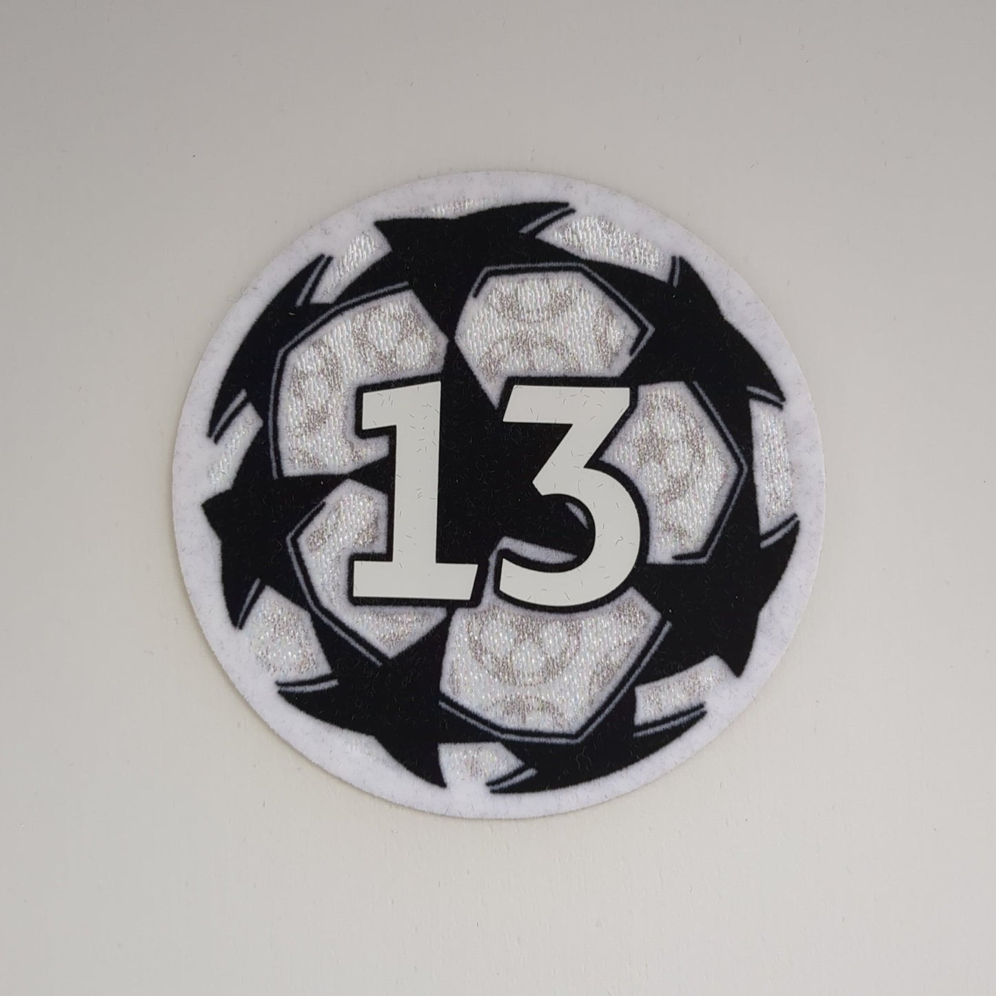 21-24 UEFA Champions League 13 Times Winners Badge of Honour Patch