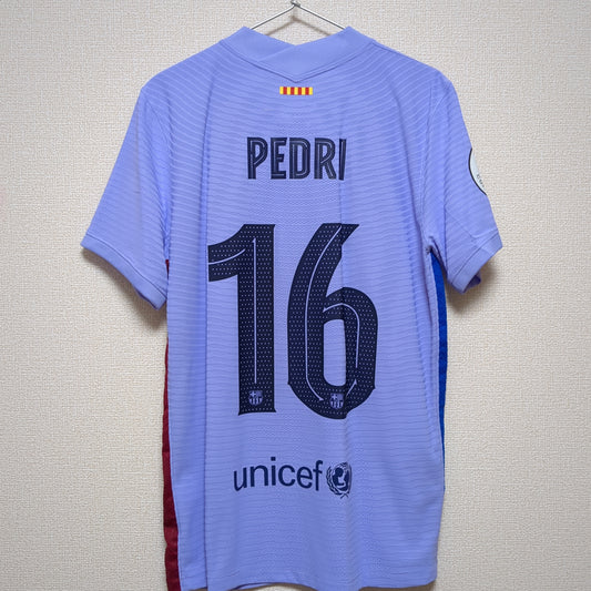 PEDRI | 21-22 Barcelona Away Player Issue Copa Del Rey