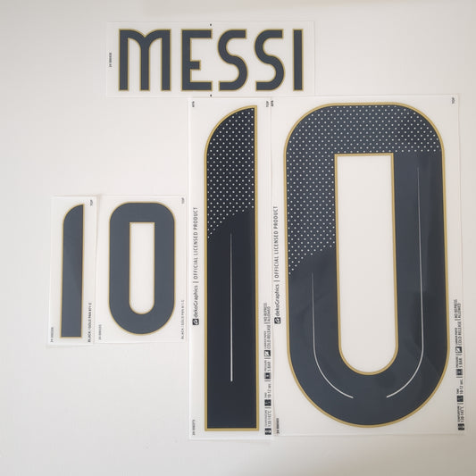 24-25 Argentina Home #10 MESSI Name and Number set