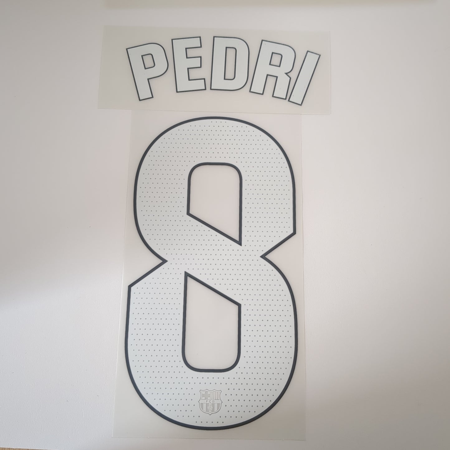 23-24 FC Barcelona Home  #8 PEDRI Name and Number set