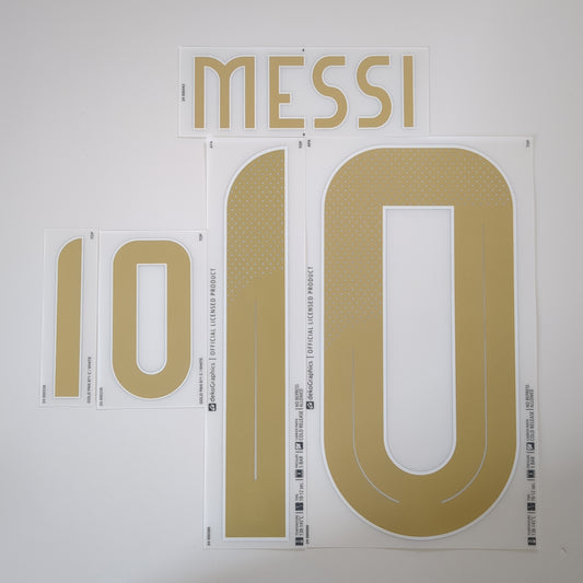 24-25 Argentina Away #10 MESSI Name and Number set