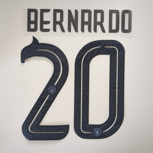 23-24 Manchester City YOD #20 BERNARD  Name and Number set