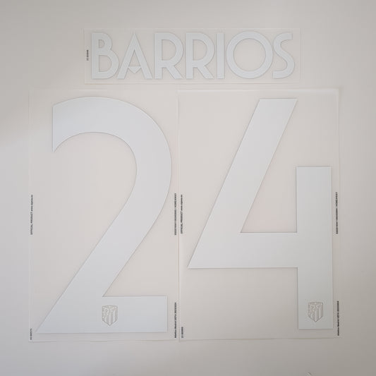 23-24 Atletico Madrid Home #24 BARRIOS