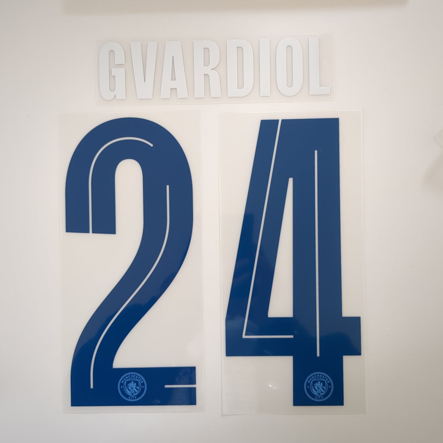 23-24 Manchester City Home #24 GVARDIOL Name and Number set