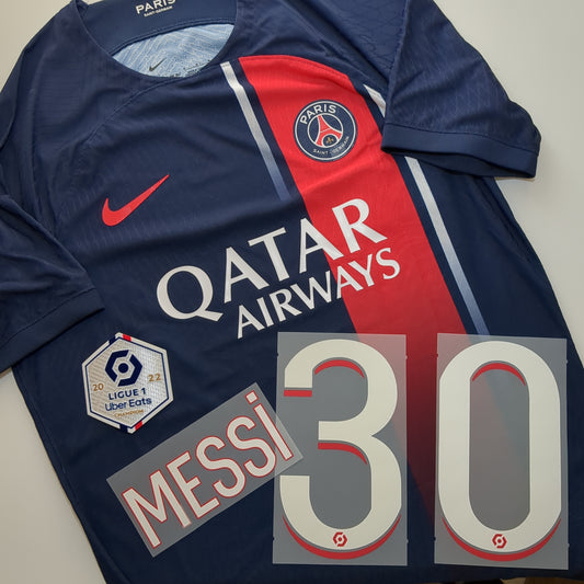 MESSI 22-23 PSG Home Player Issue Last Match