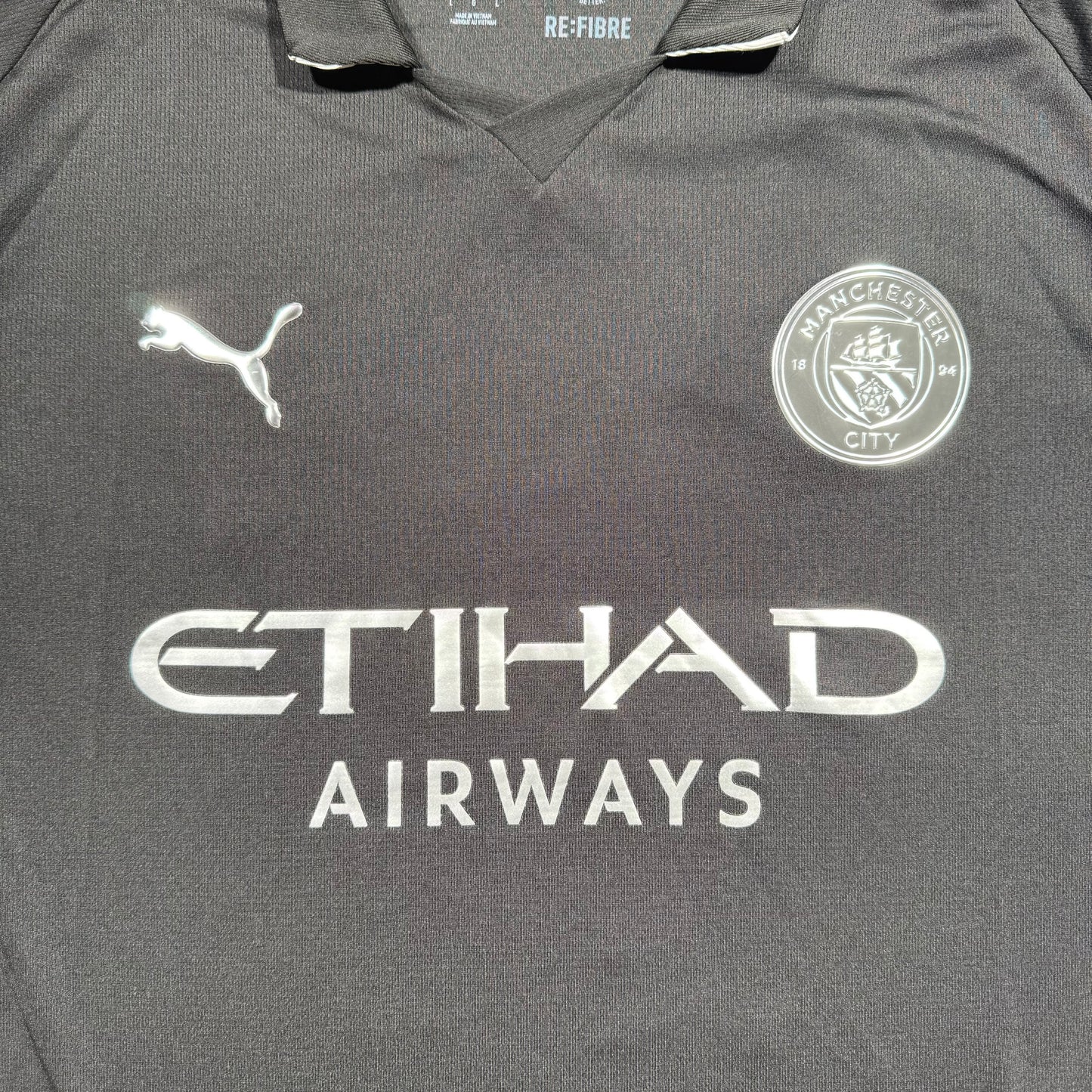 Official #10 Cherki 25/26 Manchester City Away Stadium Shirt Champions League Size L