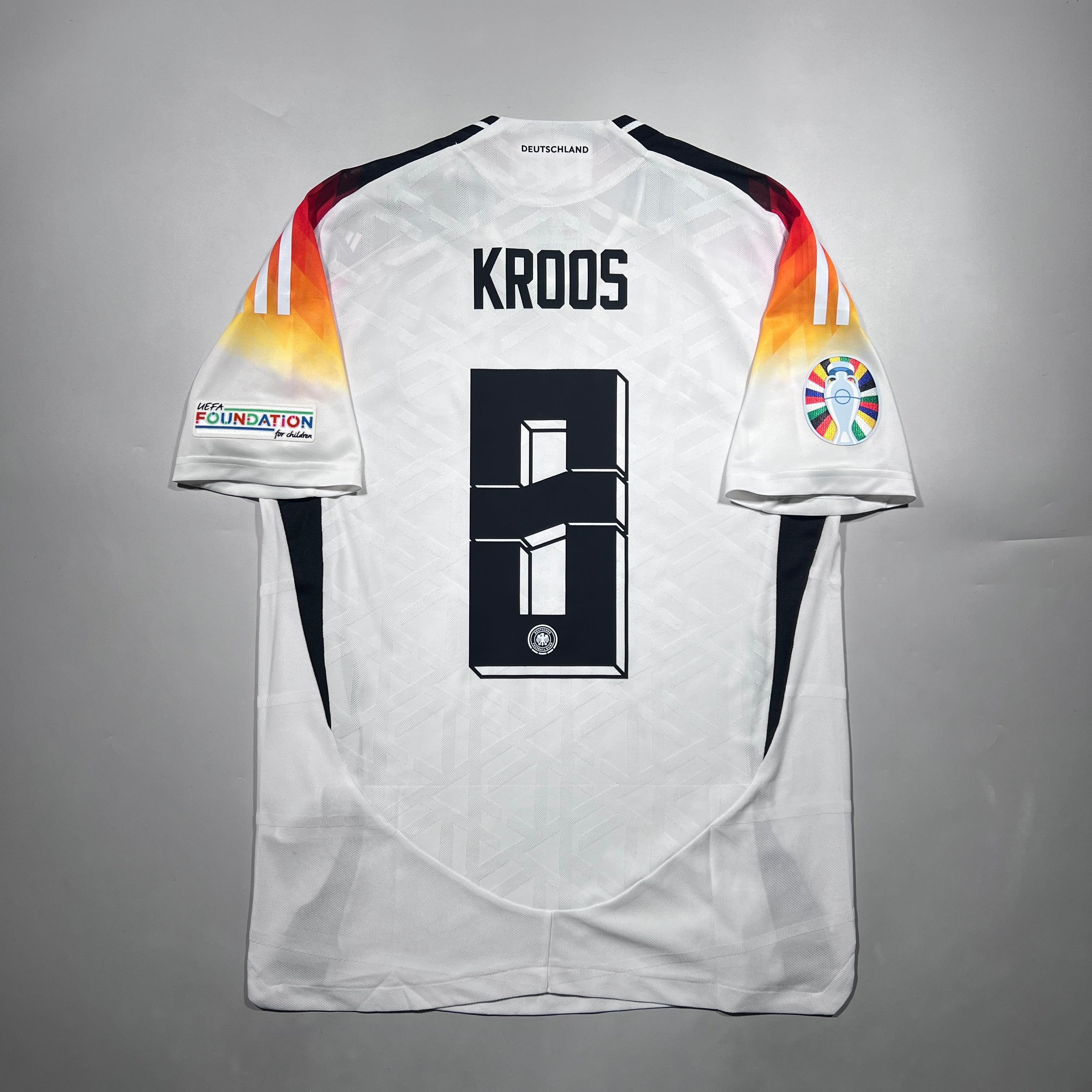 Official #8 Kroos 2024 Germany Home Authentic Shirt Euro 2024