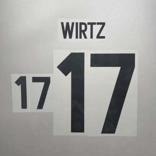 #17 Wirtz 2024 Germany 125th Anniversary Name & Number set Official