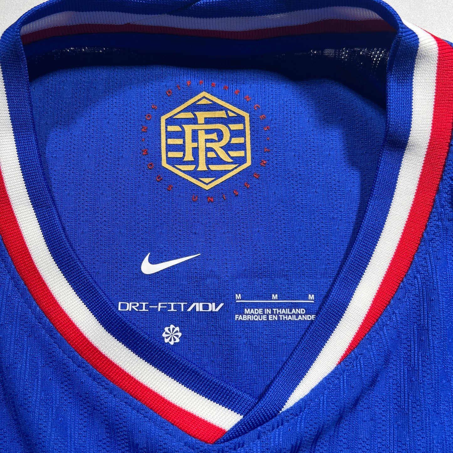 Official 2024 France Home Authentic Shirt Euro 2024 Last Dance Size M