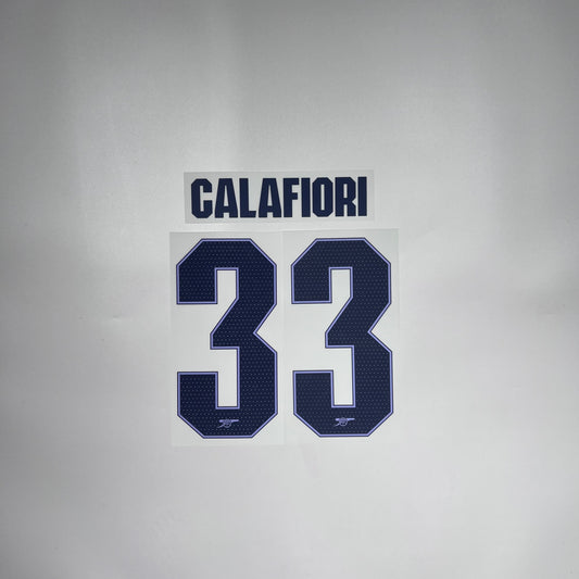 #33 Calafiori | 24-25 Arsenal 3rd Name & Number set