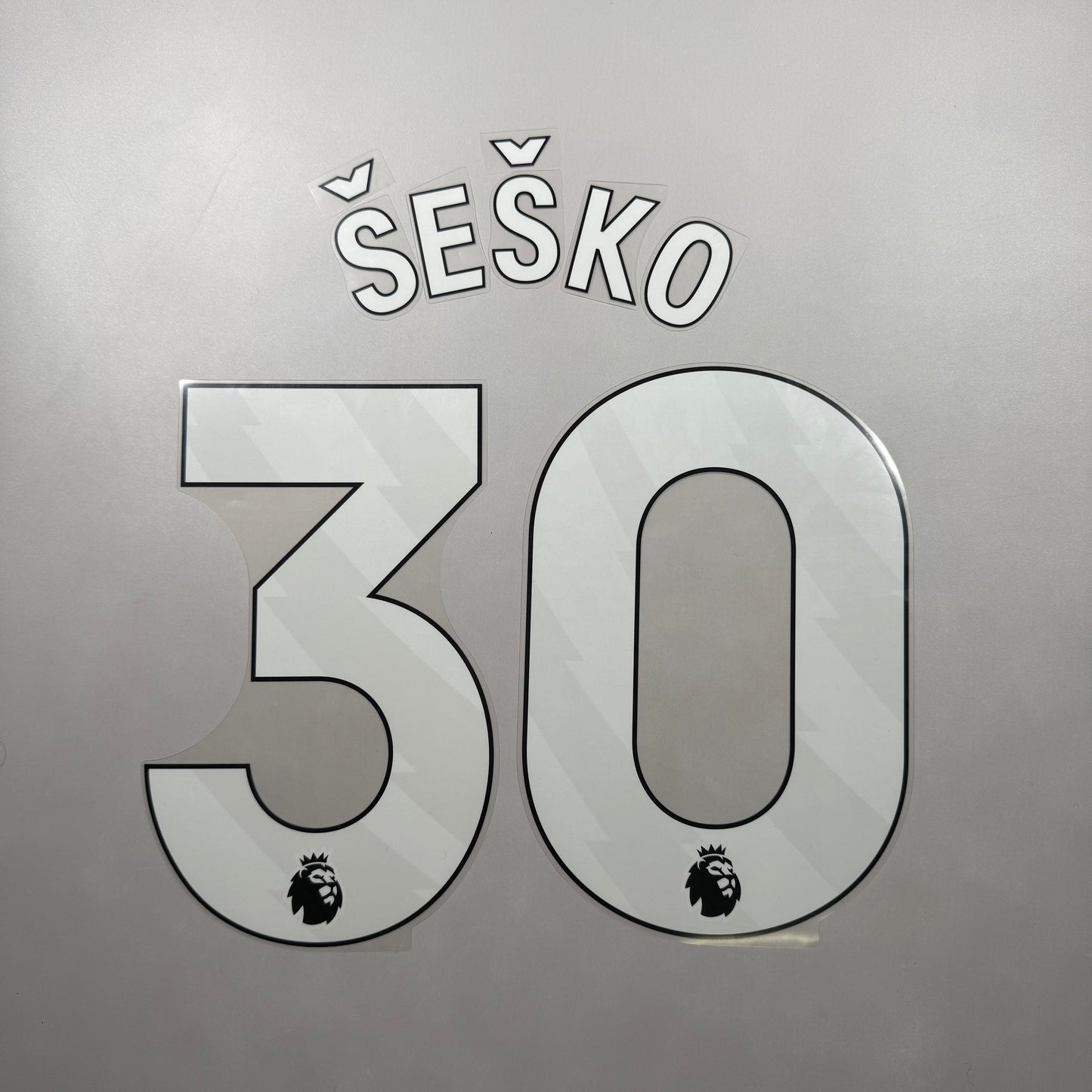 Official 25/26 Manchester United 3rd English Premier League Name and Number set