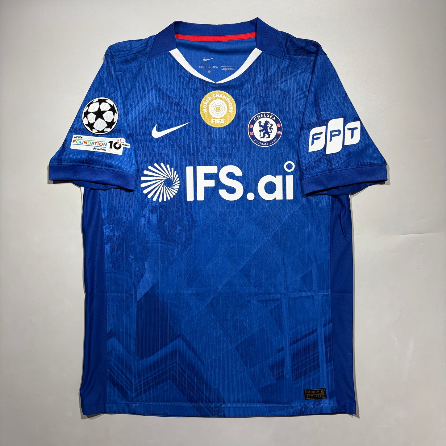 Official #20 Joao Pedro 25/26 Chelsea Home Authentic Shirt Size L