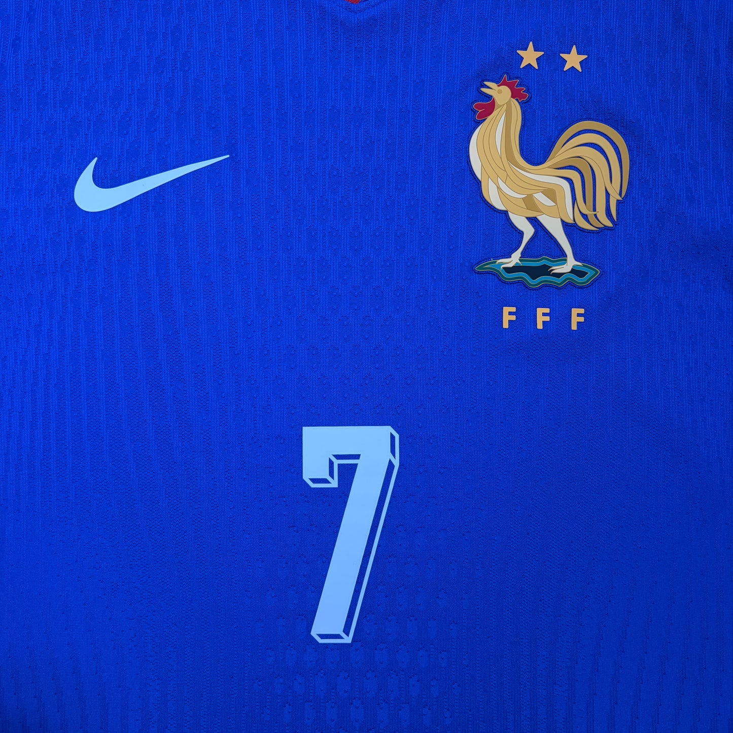 Official #7 Griezmanm 2024 France Home Authentic Shirt Size M