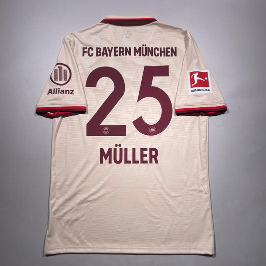 Official #25 Muller 24/25 Bayern Munchen 3rd Stadium Shirt