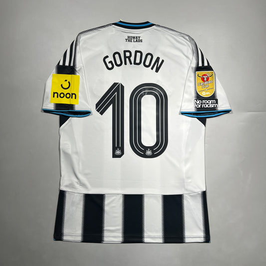 Official #10 Gordon 25/26 Newcastle United Home Stadium Shirt Carabao Cup Size M(JP:XL)