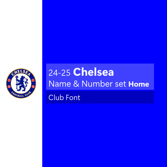 24-25 Chelsea Home Club Font