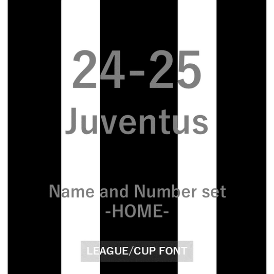 [Pre-Order]24-25 Juventus Home League Font