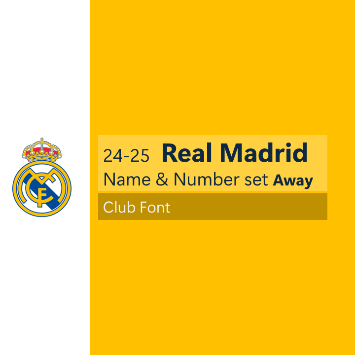 24-25 Real Madrid Away