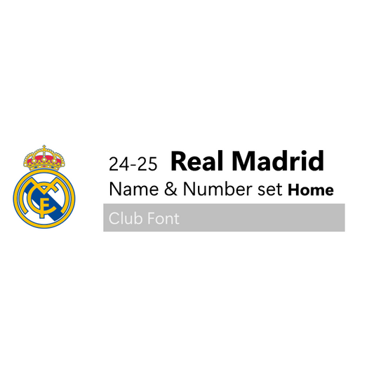 24-25 Real Madrid Home