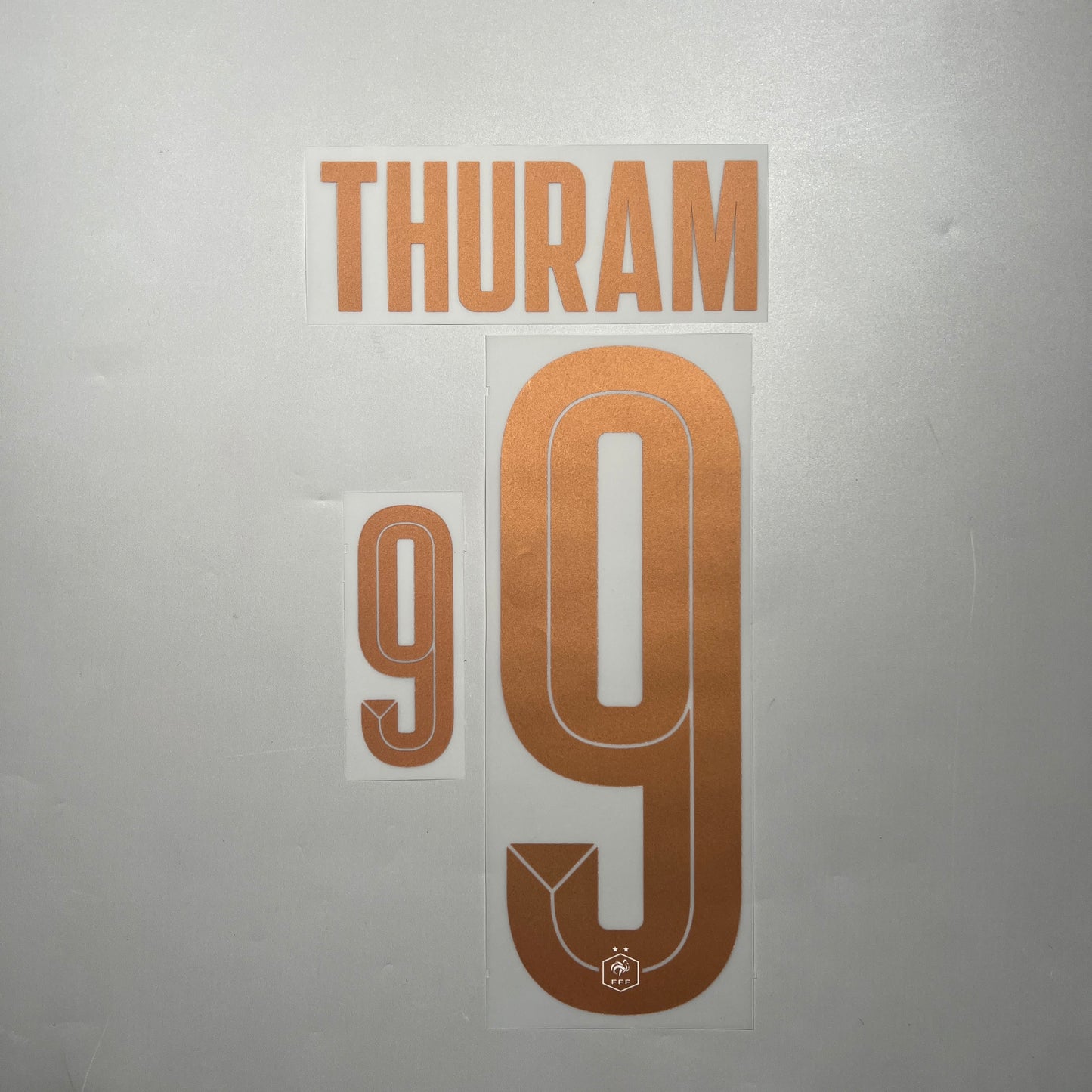 Official #9 Thuram 2026 France Away Name & Number set