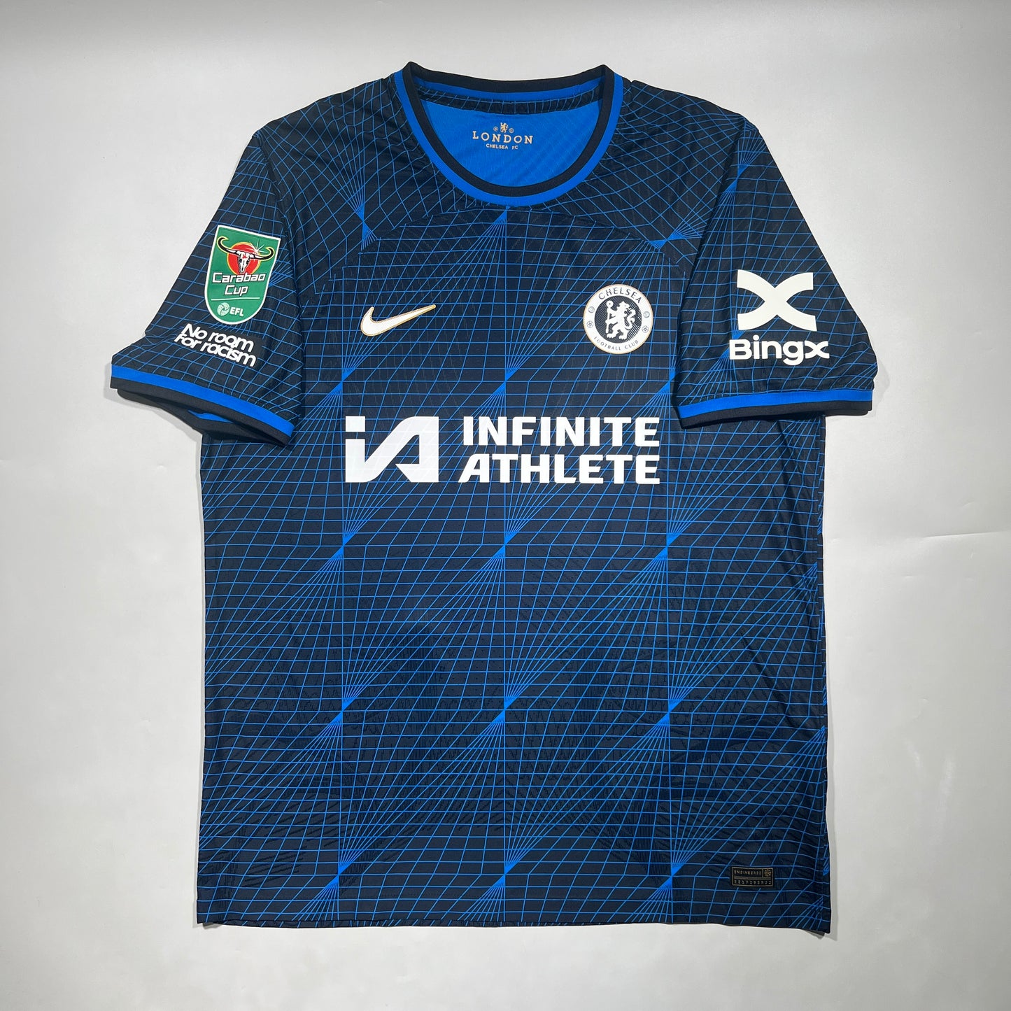 Official #8 Enzo 23/24 Chelsea Away Authentic shirt Carabao Cup Size XL