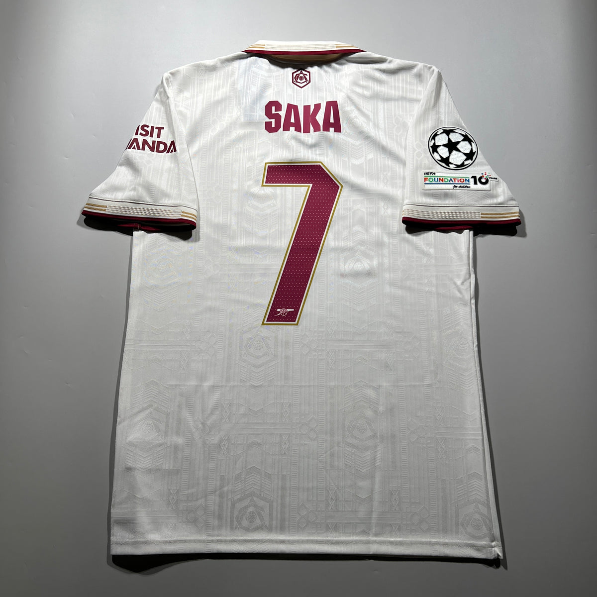 Official #Saka 25/26 Arsenal Third Aythentic Shirt EU Edition Size M (JP:XL) Adidas JI9554